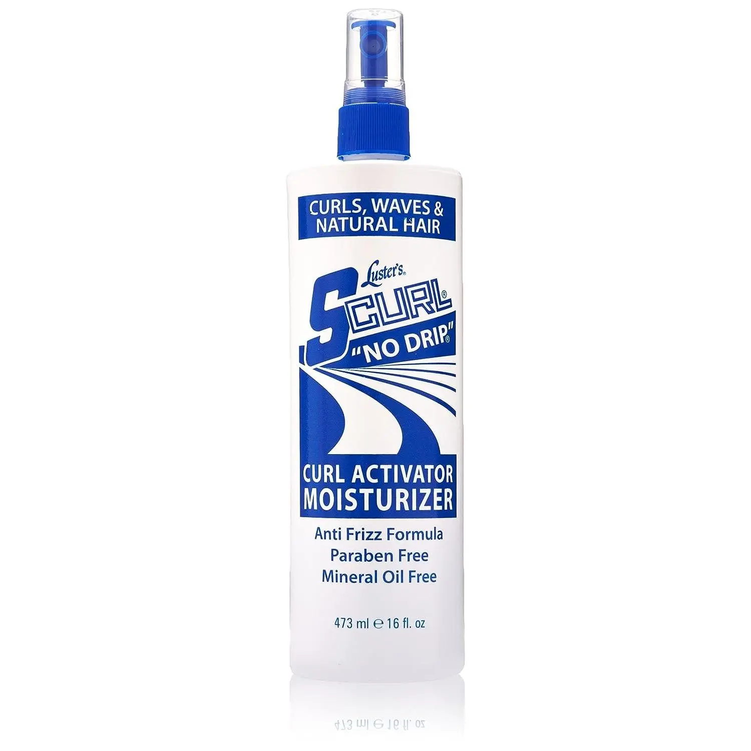 Luster's S Curl No-Drip Curl Activator Moisturizer, 16 oz Haircare Product for Daily Moisture Needs, Curl Defining Mousse, Curly Hair