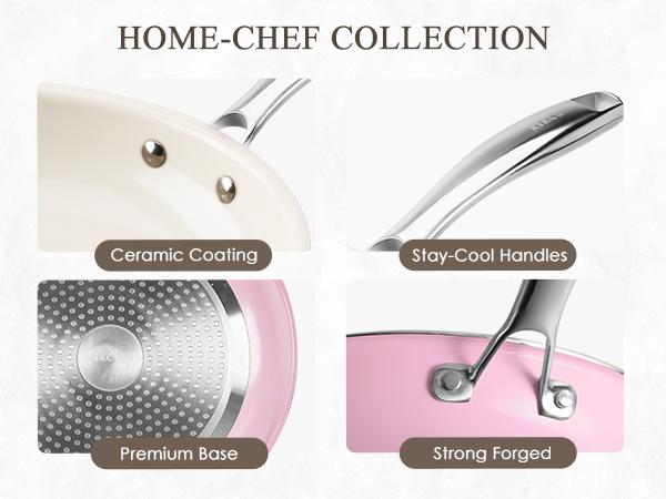 Kikcoin Nonstick Frying Pans Set, Ceramic Pan Skillet, Non Toxic Pans for Cooking, 8" 9.5" 11" Ceramic Frying Pan Set PFAS & PTFE & PFOA Free with Stay Cool Handle, Dishwasher & Oven Safe Kikcoin Nonstick Frying Pans Set, Ceramic Pan Skillet, Non Toxic Pans for Cooking, 8" 9.5" 11" Ceramic Frying Pan Set PFAS & PTFE & PFOA Free with Stay Cool Handle, Dishwasher & Oven Safe