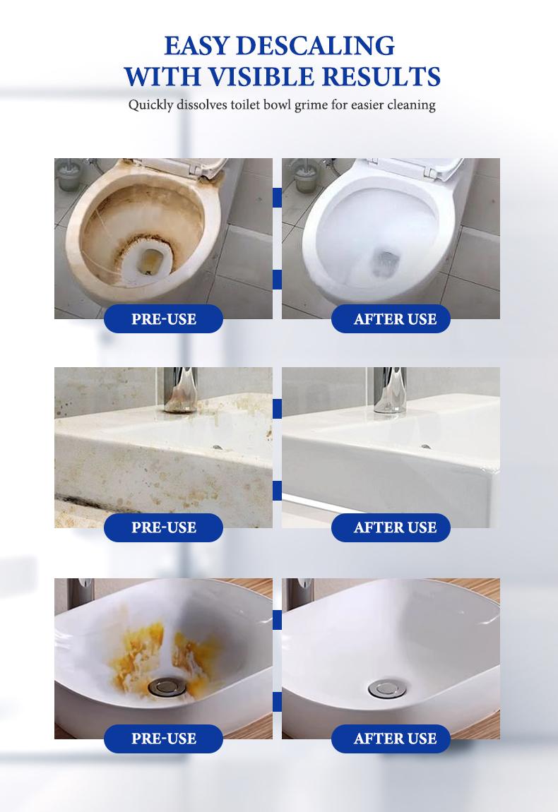 Toilet Cleaner - Efficient Decontamination Cleaner for Sterilization and Desalting, Effective for Effective Cleaning