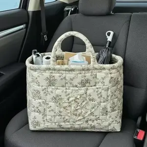 Single Pack Washable Fabric Home Storage Bag, Car Storage Bin, Hallway and Staircase Organizer Basket, Suitable for Various Items, Aesthetic and Functional, Large Capacity, A Small Assistant for Organizing Your Life