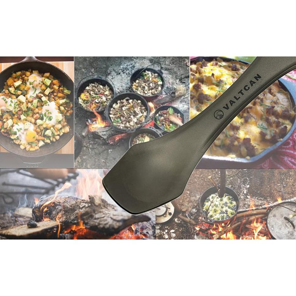 VALTCAN Titanium Spork 3-in-1 Fork Spoon Knife Essential Camping Flatware 24g