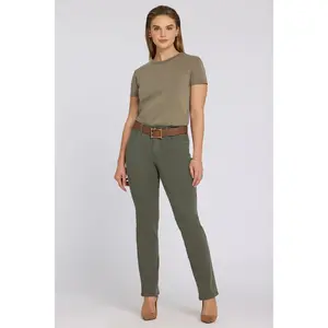 No Gapper™ Marilyn Straight Jeans - Desert Green