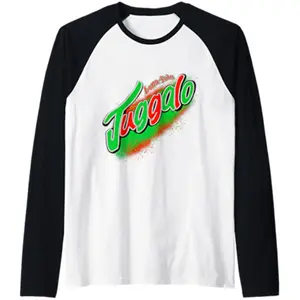 Jolly Juggalo Graffiti Graphic Raglan Baseball Tee