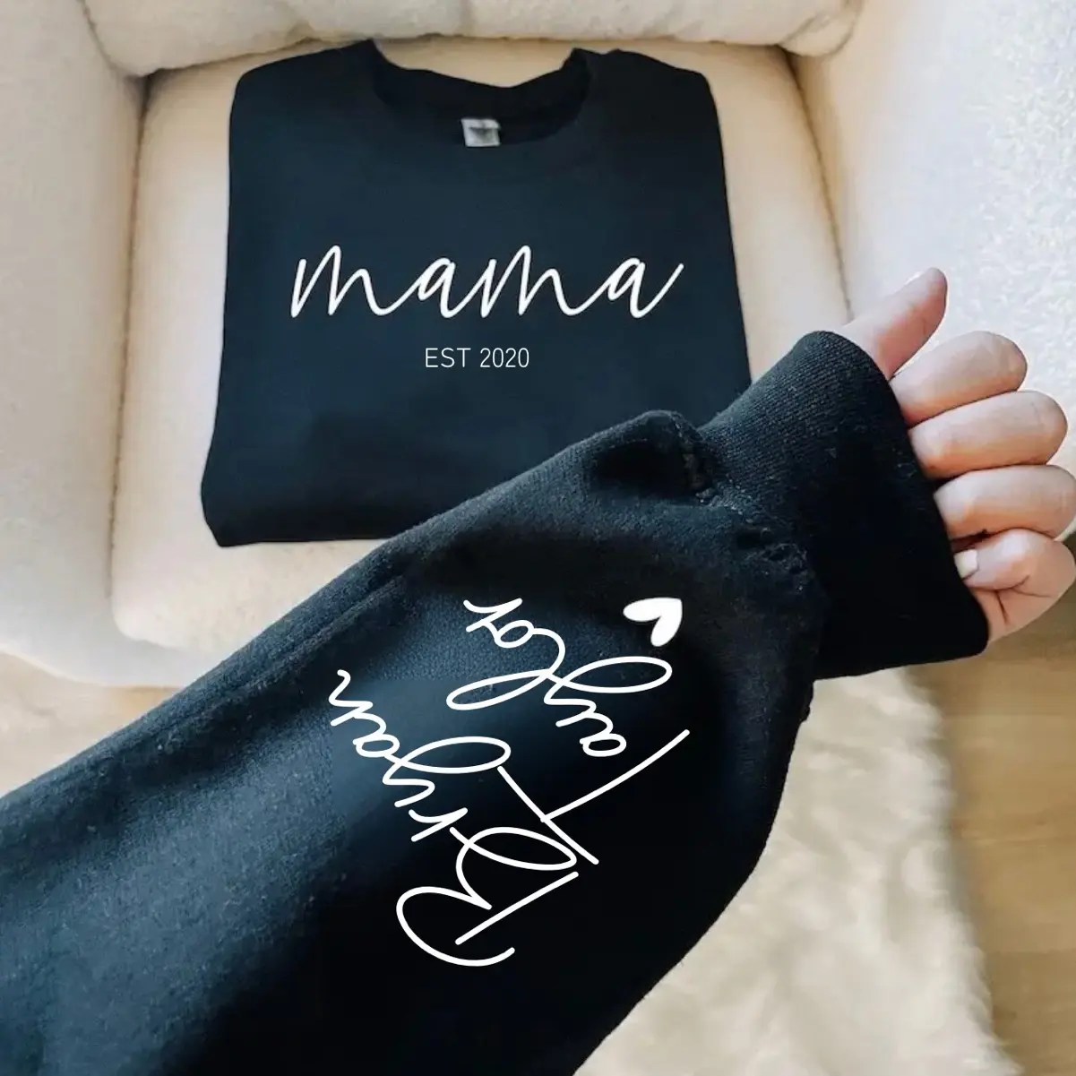 Custom Mama Sweatshirt, Name Sweatshirt, Gift For Mom, Mother’s Day Gift, Mama Shirt