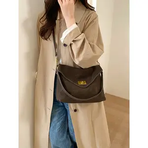 High-Value Retro Bag New Fashion Underarm Large Capacity Simple Casual Versatile Shoulder Bag for Women, Stylish and Trendy Design