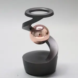 Anti-gravity Levitating Desktop Gyroscope/Optical Illusion Dynamic Spinning Desktop Toy/Anti-gravity/Mesmerizing Motion/Smooth Rotation/Perfect for Halloween or Christmas Gifts for Home or Office/New Desktop Levitating Gyroscope/Desktop