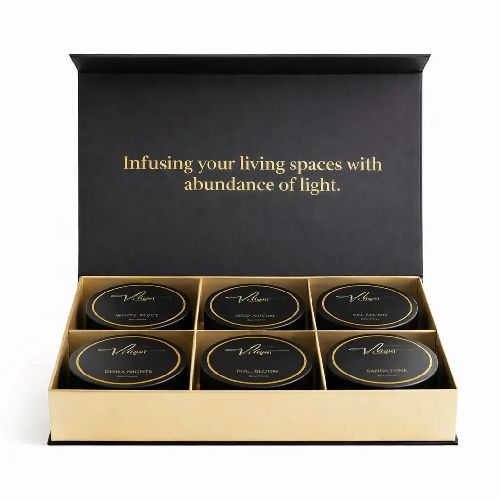 Hillight Travel Candle Collection – Luxury Coconut Soy Blend Wax Candles, 6 Scents