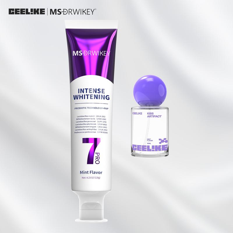 CEELIKE｜MSDRWIKEY Oral Care Set | SP-6, Hydroxyapatite & 7-Pro Toothpaste + Probiotic Spray | Enamel Repair & Fresh Breath#TikTokShopBlackFriday