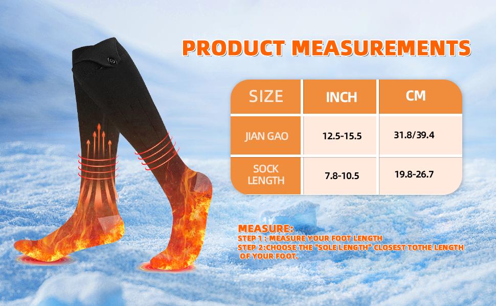 KOEPOVK Heated Socks Set for Men & Women 10000mAh Battery App-Controlled 4-Level Heat Settings Washable Winter Thermal Socks Up to 8 Hours for Skiing Hiking & Outdoor Work KOEPOVK Heated Socks Set for Men & Women 10000mAh Battery App-Controlled 4-Level Heat Settings Washable Winter Thermal Socks Up to 8 Hours for Skiing Hiking & Outdoor Work