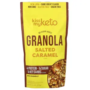 Kiss My Keto Granola, Salted Caramel, 9.5 oz (270 g)