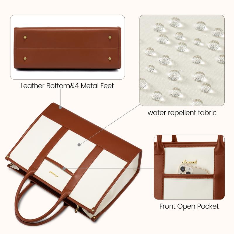 LOVEVOOK Laptop Tote Bags for Women Work Bag 15.6 inch and 17.3 inch Large Professional Teacher Purse Lightweight Computer Bag Briefcase Business Office Large Professional Laptop Tote Bag,TikTokShopHolidayHaul