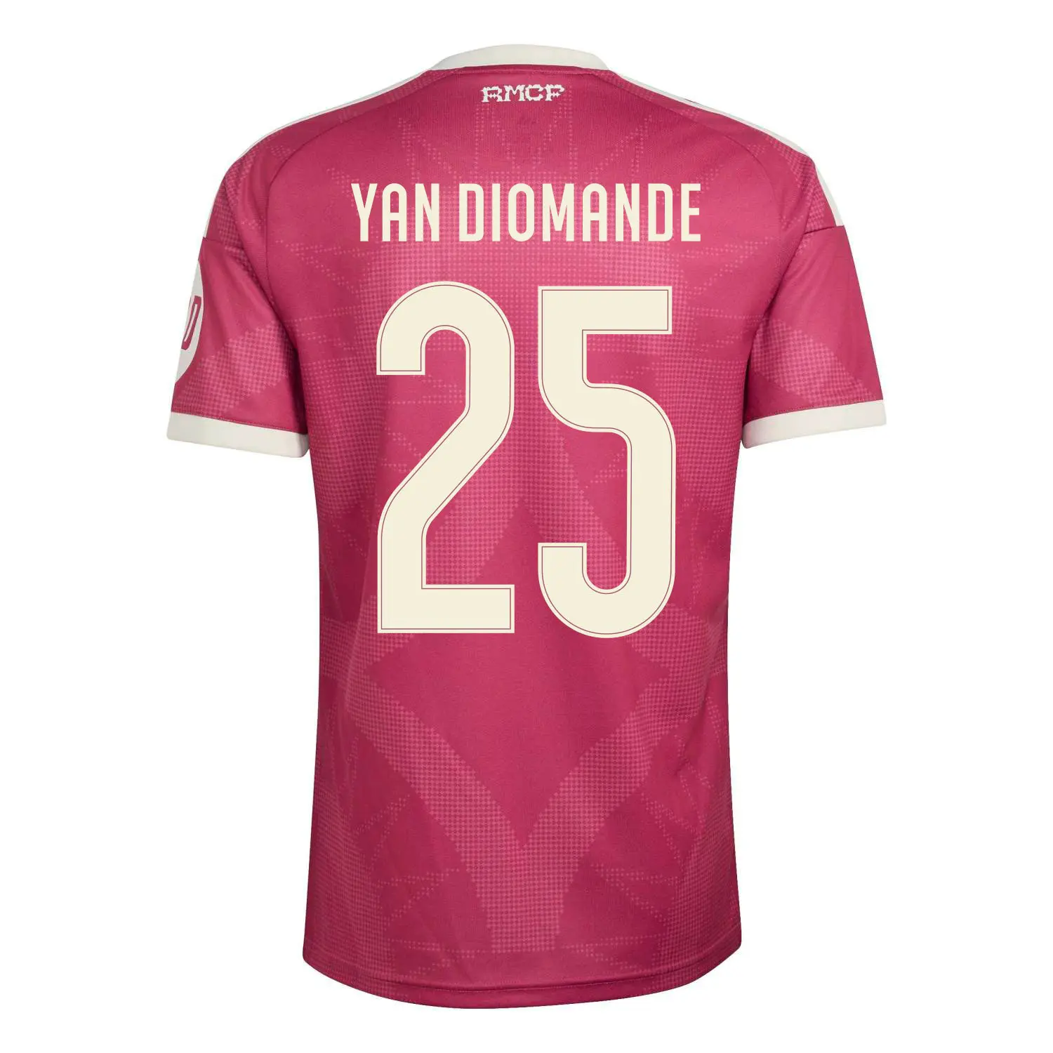 Yan Diomande 25 Madrid Pink Soccer Jersey – New Season Away Football Shirt, Custom Rookie Player Name & Number
