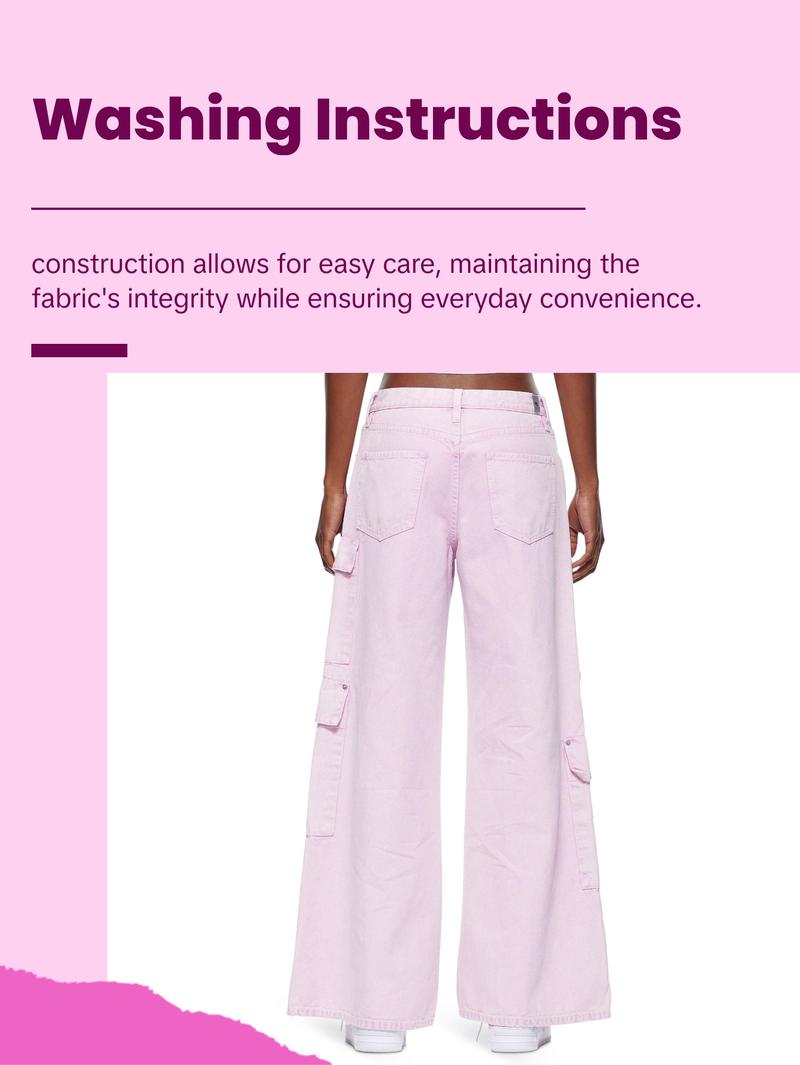 VIAVIA The Cargo Low + Baggy Jean in Lavender