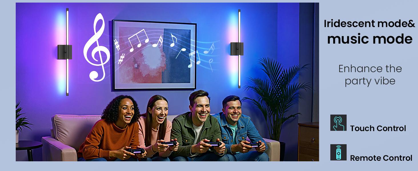 Battery Operated Wall Lights Set of Two, Non-Removable Battery, 10000mAH Rechargeable Wall Lamps with Remote Control, Dimmable RGB LED Wireless Wall Sconces for Bedroom, Living Room, Hallway, Dining Room, 360° Rotate 3CCT