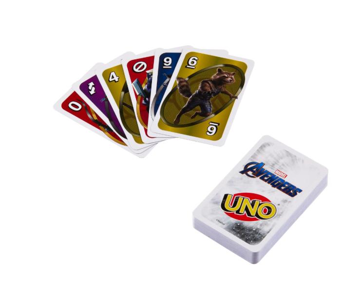 Funko UNO Marvel Avengers Card Game - Classic UNO Format with Marvel Avengers Theme Cards for Family and Friends