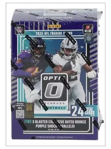 2025 Panini Donruss Optic v2 Football Blaster Box/Pack - Rated Rookie Purple Shock Parallels - 4 Cards/Pack, 6 Packs/Box - Downtown/Uptown/Hash Marks Hunt!
