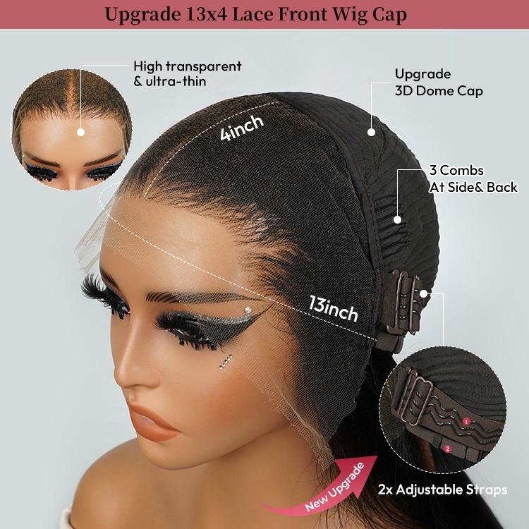 West Kiss Ready Go Glueless Deep Wave 7x4 Closure Wig Human Hair Pre Cut Lace 7x5 Closure Wig Pre Bleached PrePlucked 13x4 Lace Front Wig FebruaryFaves