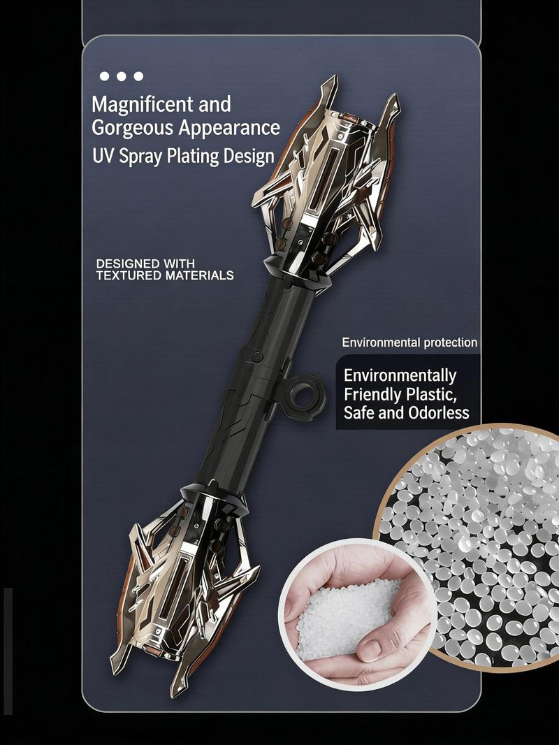 Retractable Double Sided Lightsaber - 24 LED Colors, Telescopic Handle, Galaxy Warrior Toy, Best Holiday Birthday Gift for Kids 2024