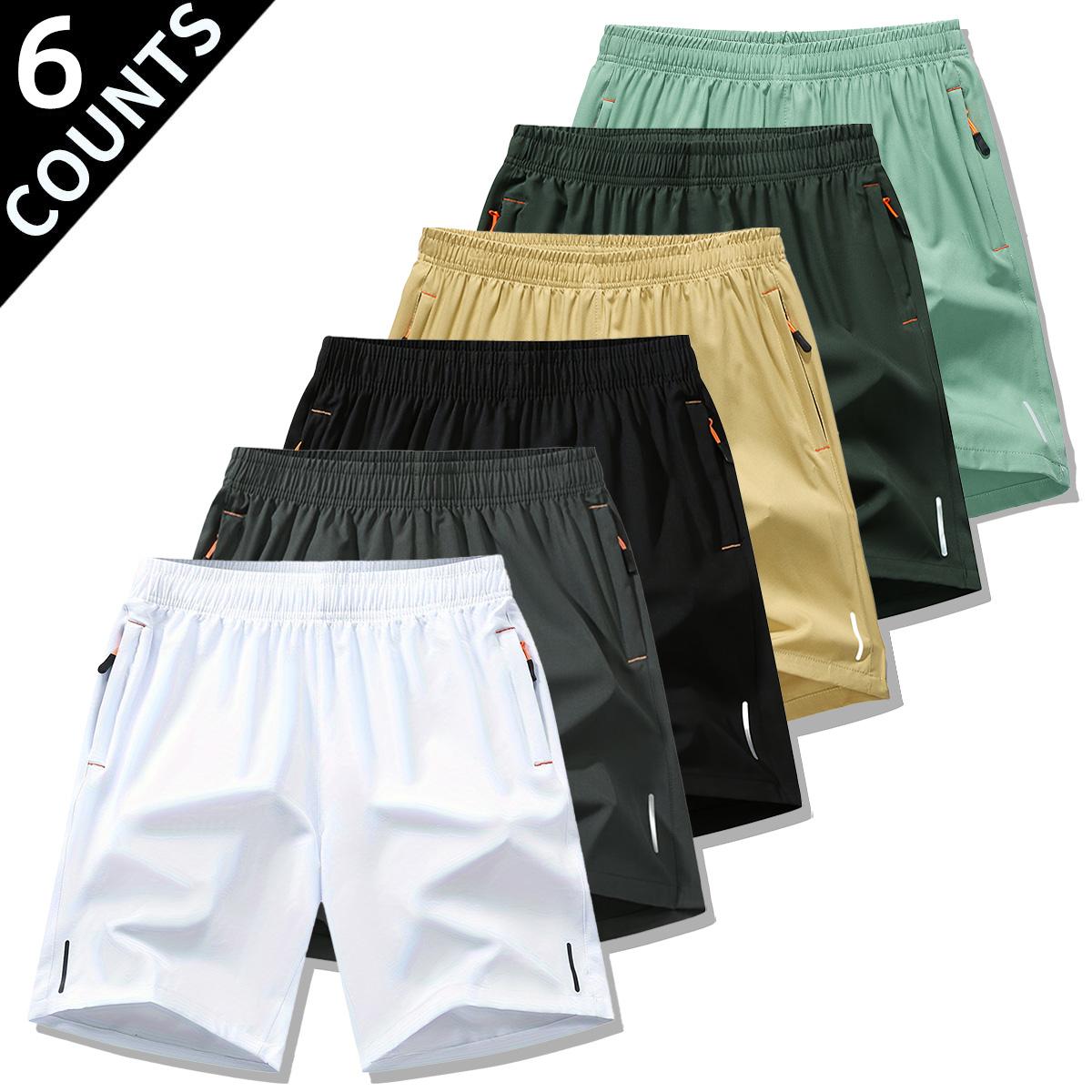 6-piece set shorts for men Summer men's casual quick drying shorts, sports and casual jogging, breathable and loose bottom shorts tiktok shop deals  5 sense gifts for him  Plain Beige Menswear Tropical SpringStatements