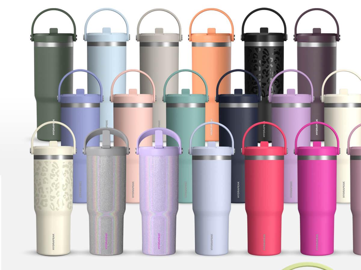 Hydrapeak Nomad 32oz Tumbler with Handle & Flip Straw, Leakproof Water Bottle, Fits In Cup Holder, Bottles Keep Cold For 24 Hours, Rubber Base, Portable Drinkware Gift for Women & Men Drinkware Flasks Hydrapeak Nomad 32oz Tumbler with Handle & Flip Straw, Leakproof Water Bottle, Fits In Cup Holder, Bottles Keep Cold For 24 Hours, Rubber Base, Portable Drinkware Gift for Women & Men Drinkware Flasks