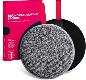 Body Scrubber, Bath and Body Scrub Buffer, Body Exfoliator for Remove Dead Skin, Gentle and Rough Lightweight Sponge for Shower (2 Pack)