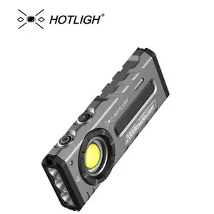 ZF8313 Rechargeable Flashlight, Mens Valentines Day Gifts for Him, Magnetic EDC Flashlight Rechargeable, 2000 Lumens LED Flashlight with RGB and UV Lighting Source for Outdoor, Car Repairing