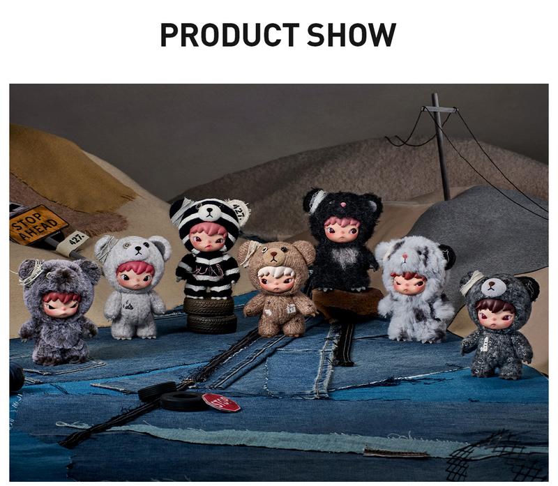 POP MART Hirono Road Journal Series-Plush Doll Pendant Blind Box, Collectible Toys, Valentine’s Day Gifts