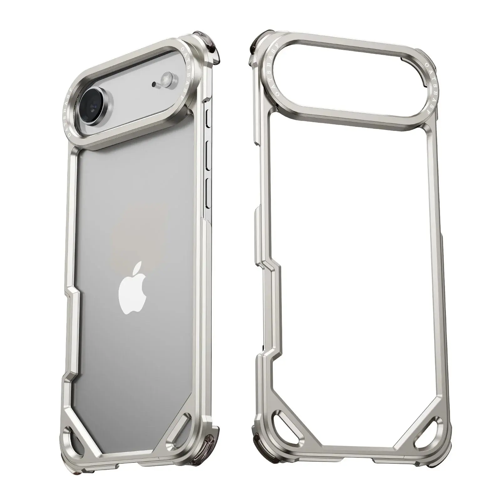 Ultra-thin Metal Phone Case for iPhone 17 Pro/Pro Max/17/14/15/13/12/11/Air — Minimalist Protective Case with Wireless Charging Support
