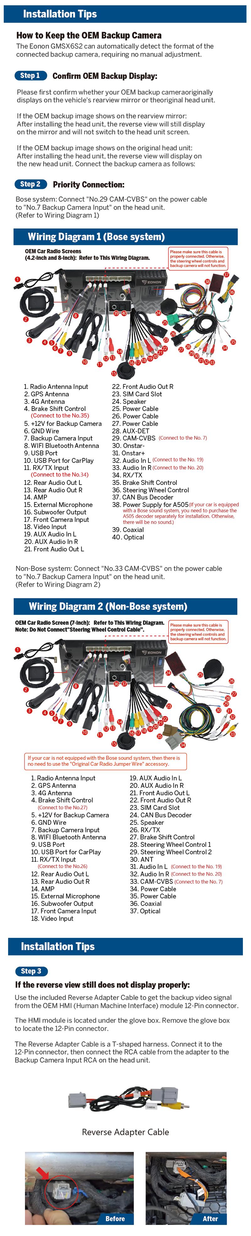 EONON Car Stereo for Chevy Silverado GMC Sierra 2014-2018, Wireless CarPlay & Android Auto Car Radio Touch Screen, 10.1" Android 13/14 Car head unit, SWC, Sub, BT, Backup Camera - GMSX7A / GMSX6S2 EONON Car Stereo for Chevy Silverado GMC Sierra 2014-2018, Wireless CarPlay & Android Auto Car Radio Touch Screen, 10.1" Android 13/14 Car head unit, SWC, Sub, BT, Backup Camera - GMSX7A / GMSX6S2