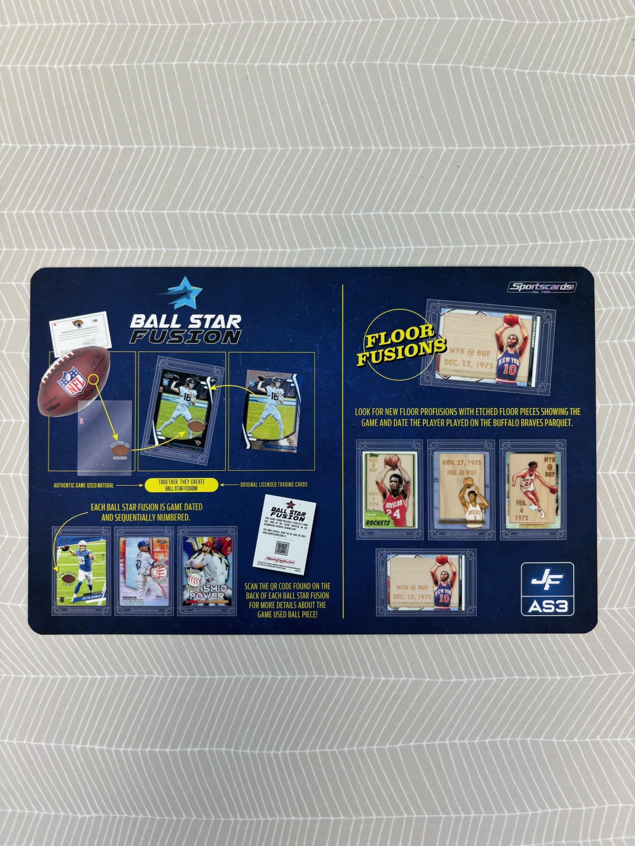 JERSEY FUSION ALL SPORTS SERIES 2025 SEALED BOX - (1) JERSEY FUSION PER BOX