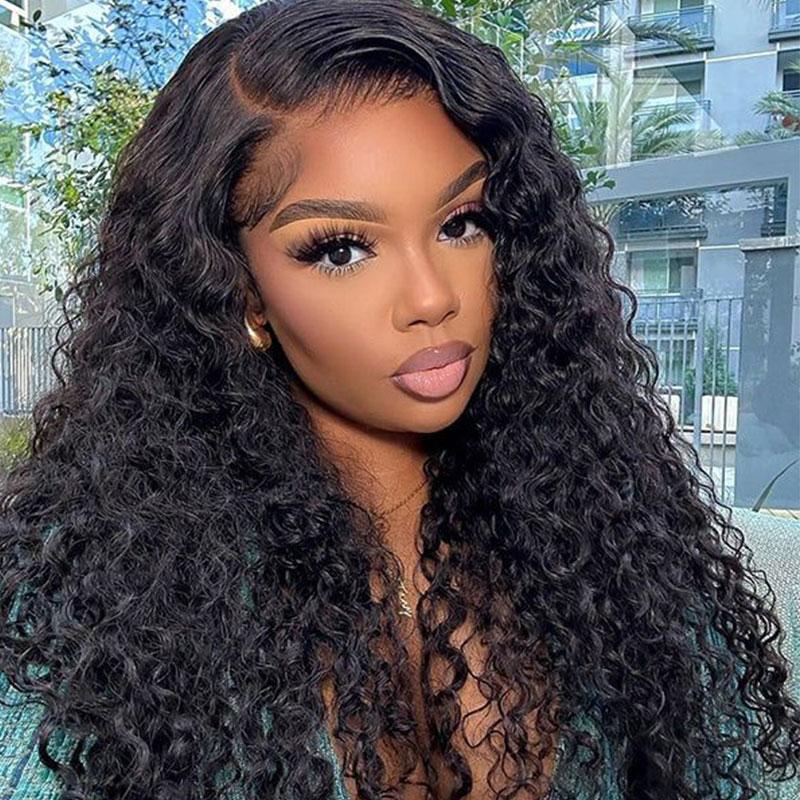 [Valentine's Day Essential] Wiggins Hair Glueless Loose Deep Wave Wig Side Part & Middle Part 6*8 Lace Closure Wigs Human Hair With Adjustable Drawstring Ready To Go And 7*4 Wig Pre Plucked 13x4 Lace Front Wigs