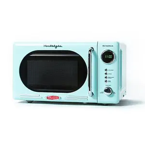 Nostalgia NRMO7AQ6A Retro 0.7 CuFt 700-Watt Countertop Microwave, Aqua