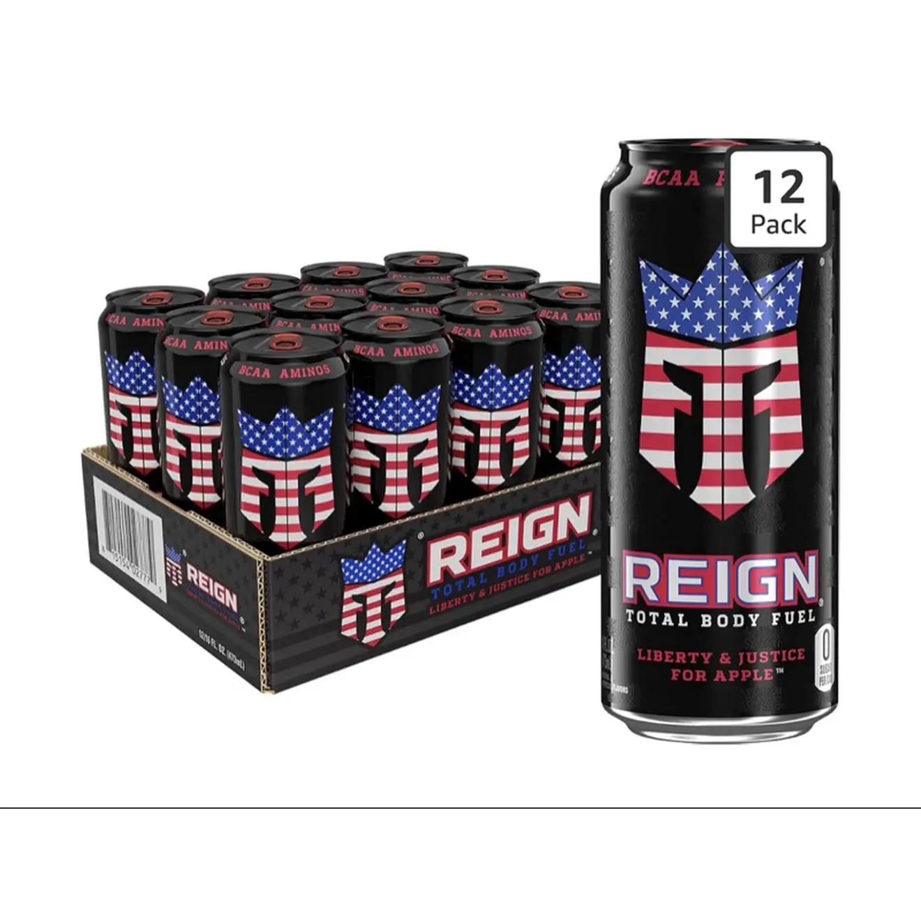 Reign Total Body Fuel , Fitness & Performance Drink, 16 Fl Oz (Pack of 12)