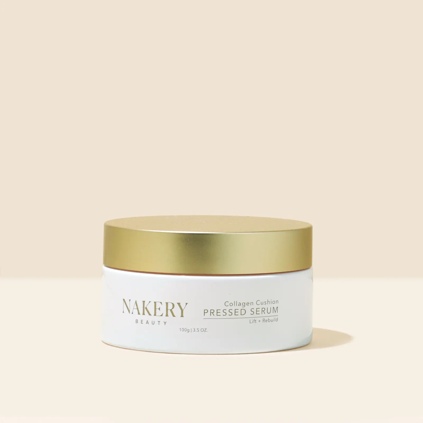 Nakery Collagen Cushion Pressed Facial Serum - 8-in-1 Pressed Balm-Serum with Retinol, Primer, UV Protection, Peptides, Oil Control, Lifts, Firms, Plumps, Repairs Skin, Formulated for Mature & Menopausal Skin, Restore, Skin Repair