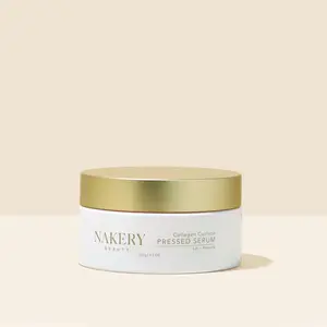 Nakery Collagen Cushion Pressed Serum, 8-in-1 pressed balm-serum, Lifts Firms Plumps Repairs, Designed especially for menopausal and mature skin