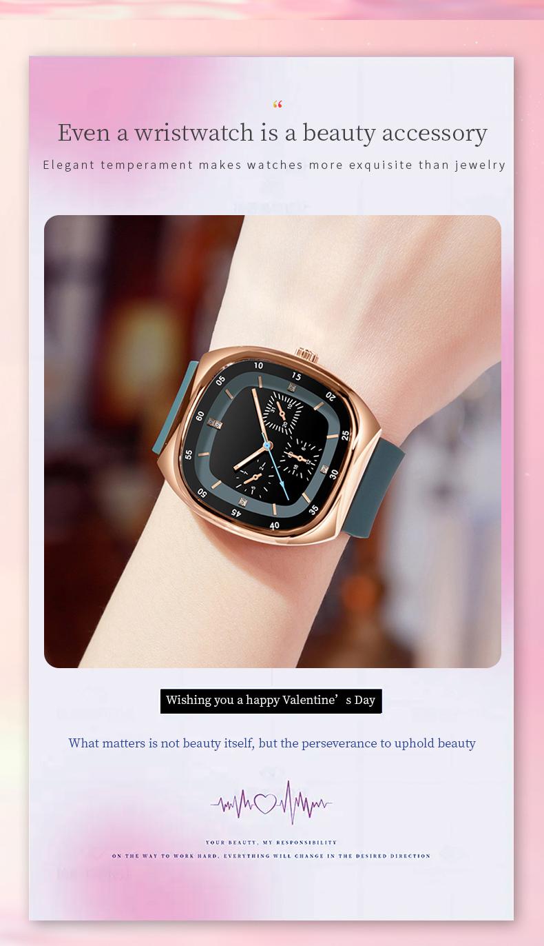 Fashion Watch TikTokShopStockUp  Valentine’s Day Gift Casual Stylish Open Dial Watch  Silicone Strap, Waterproof & Luminous, Perfect for All Occasions