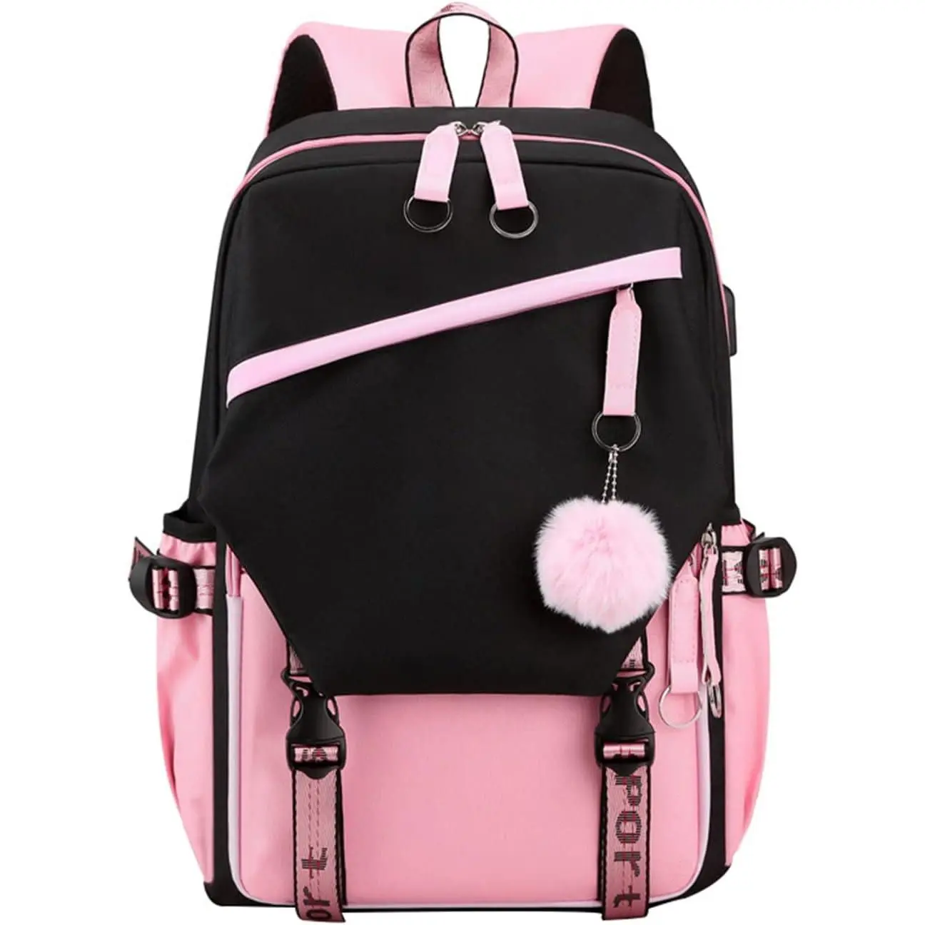 Alikpop Kpop Functional Laptop Backpack - Cute Kids Backpacks for School, Book Bags for School, Teen Girls' Outdoor Daypack, Cute Backpacks For School
