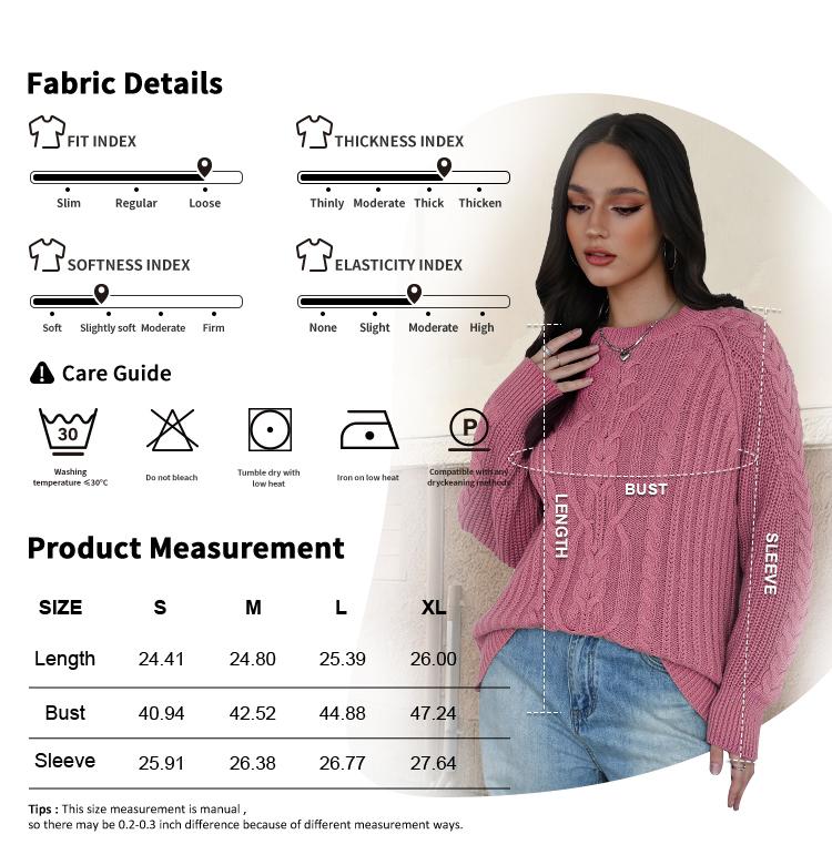 Trendy Queen Women's Oversized Sweater Autumn Long Lantern Sleeve Lightweight Knit Fitted Casual Grey Knitting Basic Bridal Minimalist Tops - Chic