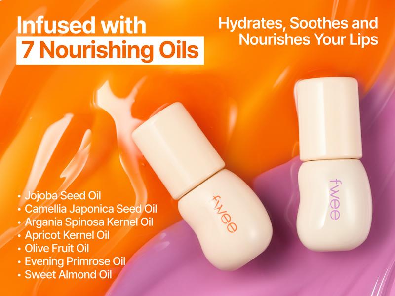 fwee 3D Changing Gloss | Lip Gloss, High shining, Long-lasting, Moisturizing finish | 4 Colors