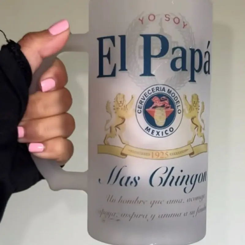 Personalized 16 oz Beer Mug for Dad