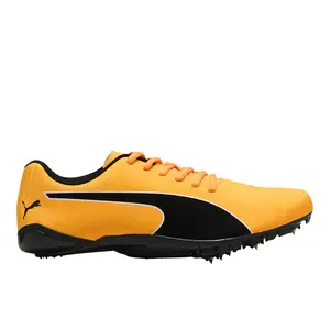 PUMA Mens Evospeed Prep Sprint 3.5 & Field Sneakers Shoes - Orange