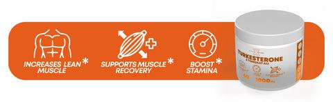 Peak Revival-X Turkesterone + Tongkat Ali + Colostrum – Testosterone, Muscle Growth & Energy Support – 60 Capsules