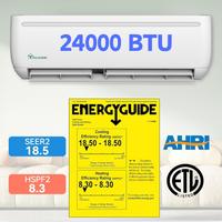 24000 BTU 230V / 18.5 SEER2 -- WiFi