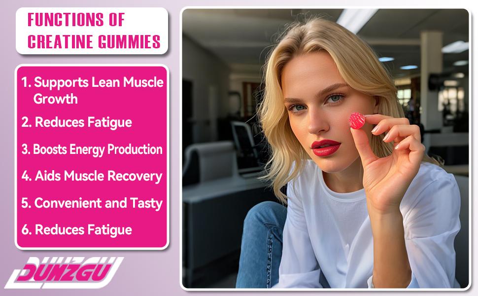 High-Efficiency Creatine Gummy 128ct (450g) - Explosive Strength & Power Boost, Performance & Focus Enhancer, Quick Recovery Muscle Supplement, Monohydrate Creatine for Workout, Pump It Pre-Workout for Women, Energy & Endurance  Best Pre-Workout for A