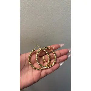 Golden Goddess Hoops