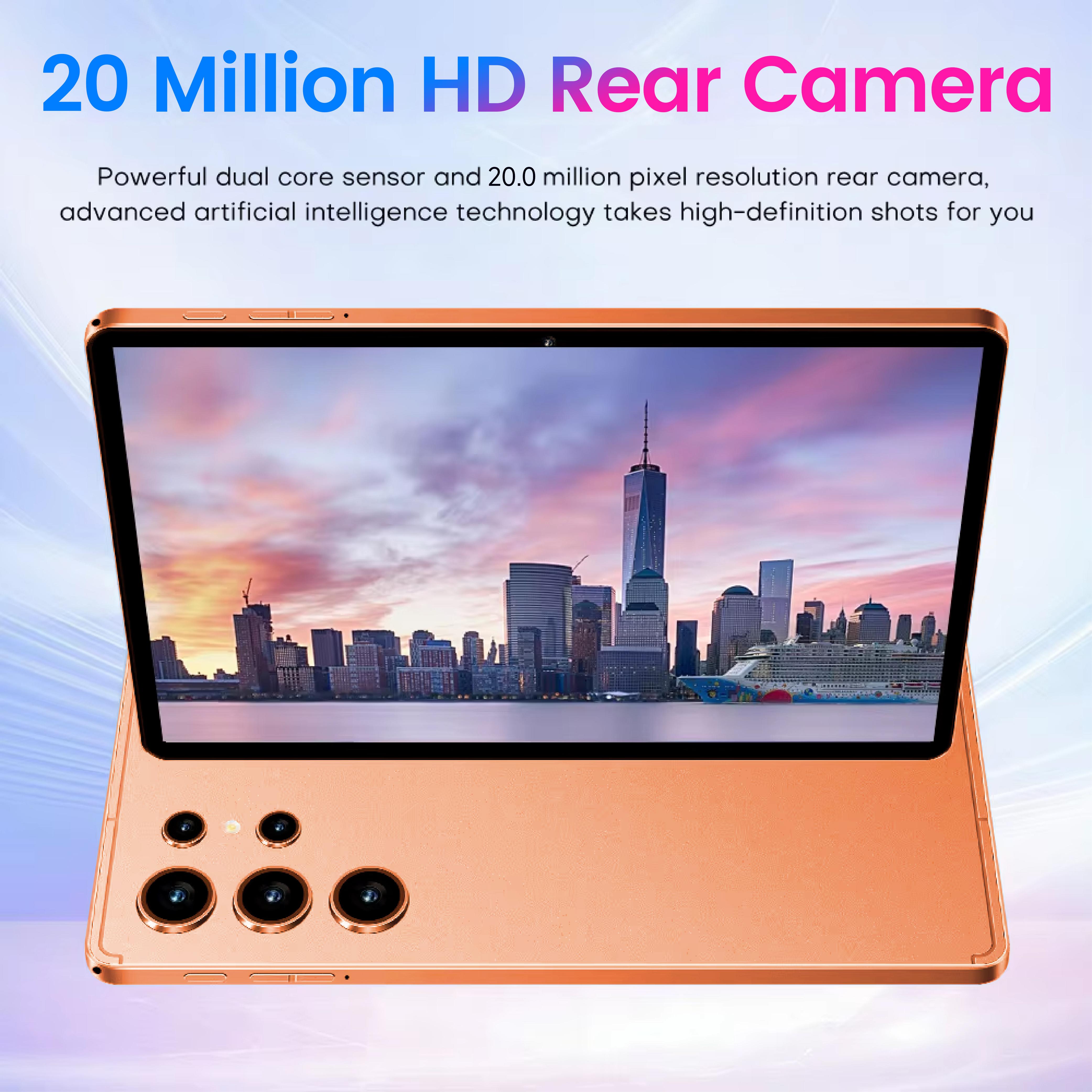 W&O 2026 New X9 Ultra 10.1-inch Screen Android Tablet | 12GB+256GB Storage | 8000mAh Battery | 5G + Dual WiFi | 5+16MP HD Cameras | For Study/Work/Entertainment