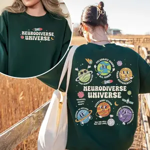 Autism Awareness Sweatshirt, Neurodiverse Universee Tshirt, Sped Teacher Shirts, Space Neurodiversity Shirt, Special Education Hoodie, Unisex Sweater Pullover Tee