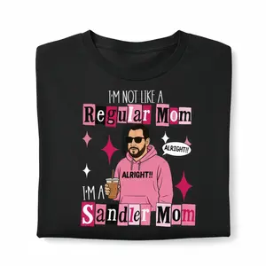 Funny Graphic Tee, I'm Not a Regular Mom Shirt, I'm a Sandler Mom T-Shirt, Adam Sandler Fan Tee, Gift for Mom, Made In USA For Women For Men