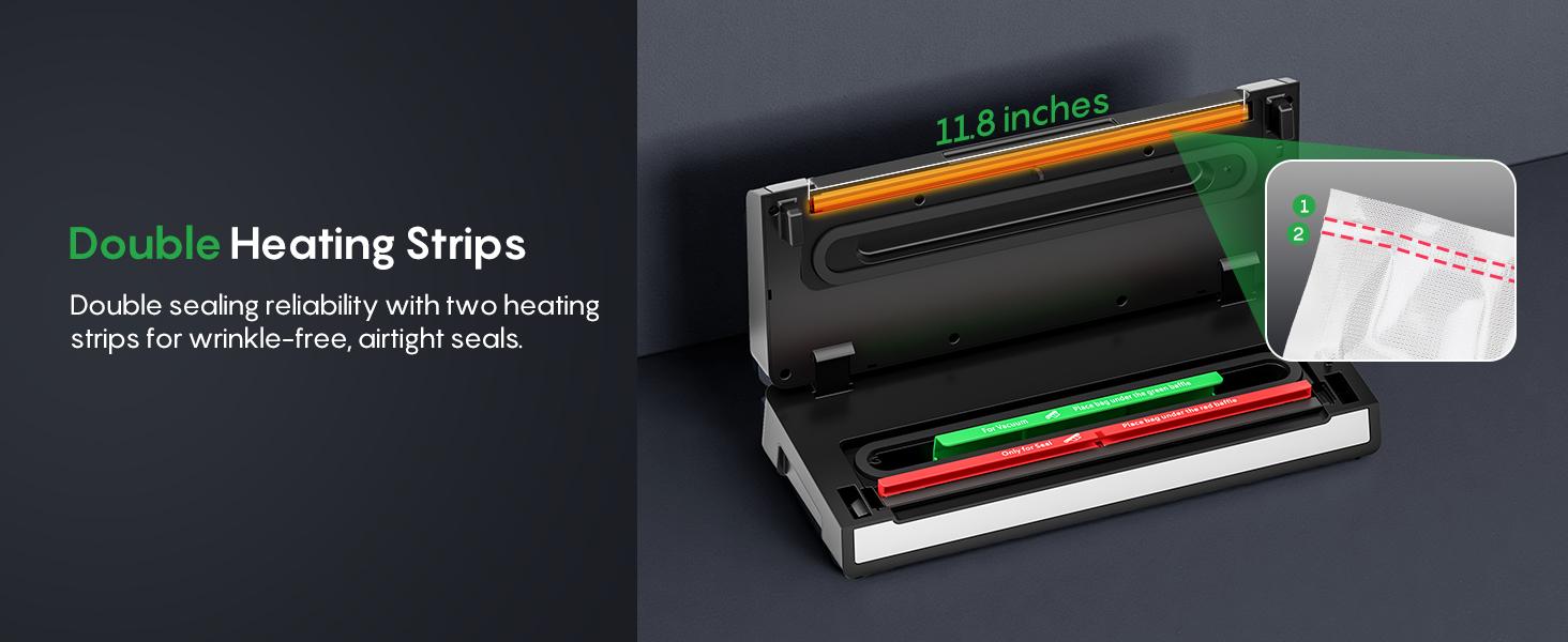 FRESKO AutoMax V4 Mason Jar Vacuum Sealer Machine, Automatic Food Sealer with Double Heat Seal, Includes Bags & Accessory Set