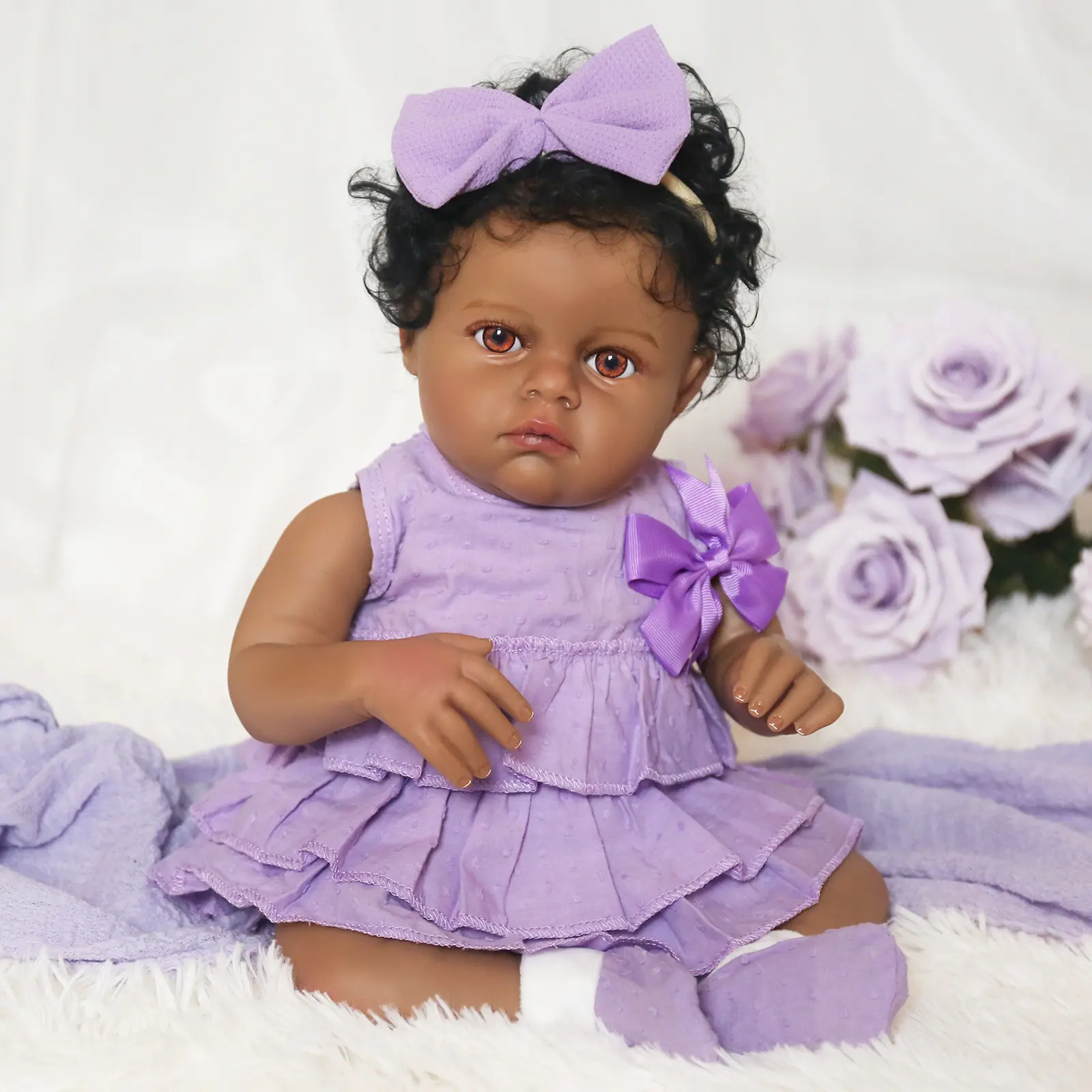 Wooroy New Released Doll Tatiana in Purple Outfit